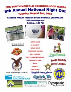 National Night Out Aug 2