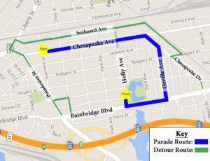 Parade map