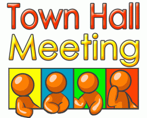 Town hall meetings announced for 2015