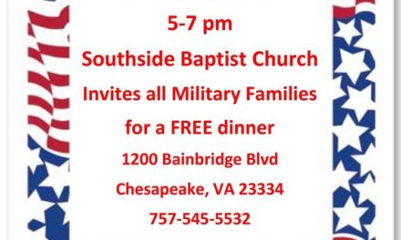 Southside Baptist hosts dinner for military families