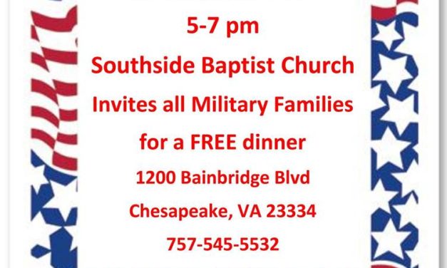 Southside Baptist hosts dinner for military families
