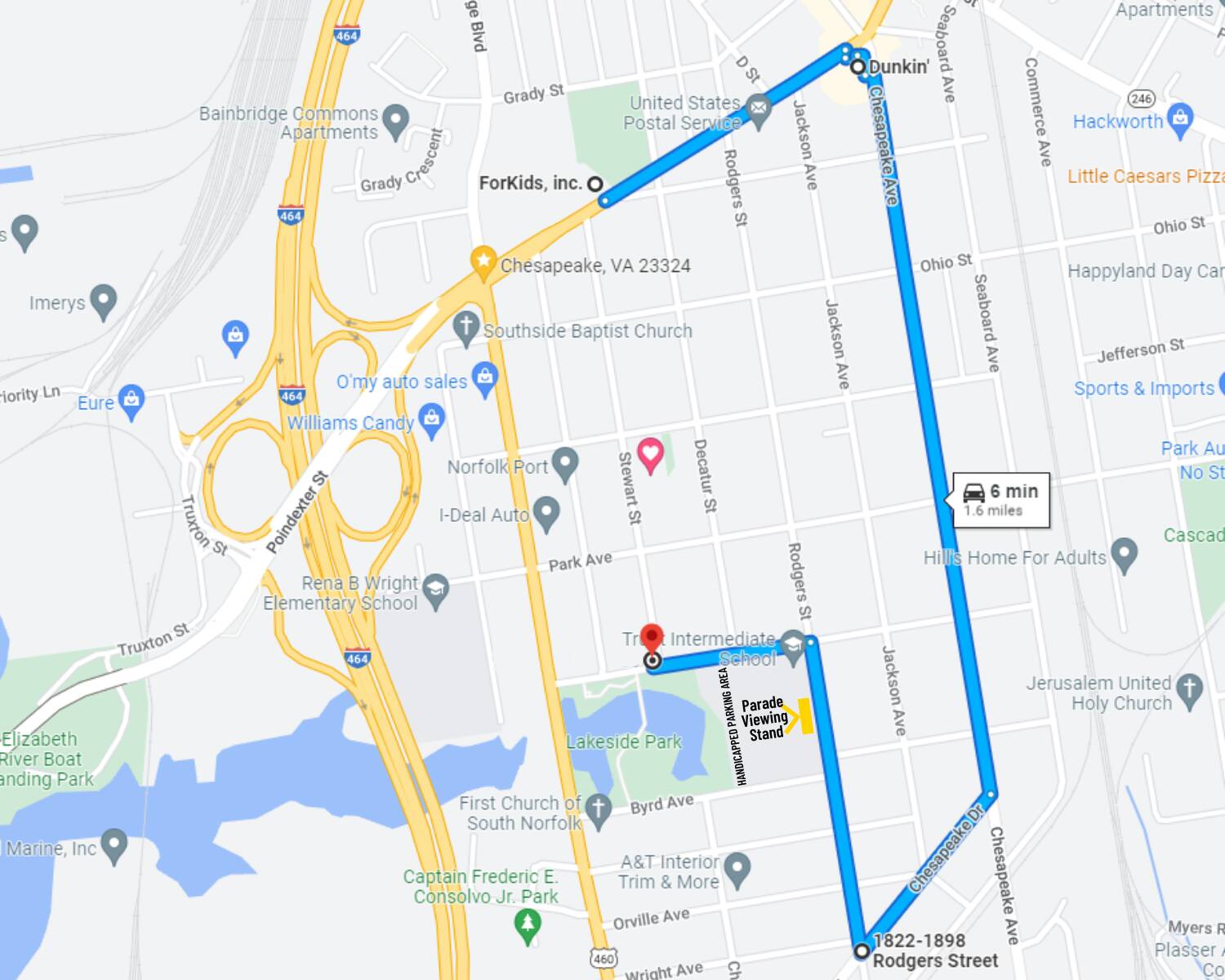 2022 Parade Route